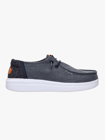 Wendy Rise Chambray Grid Black
