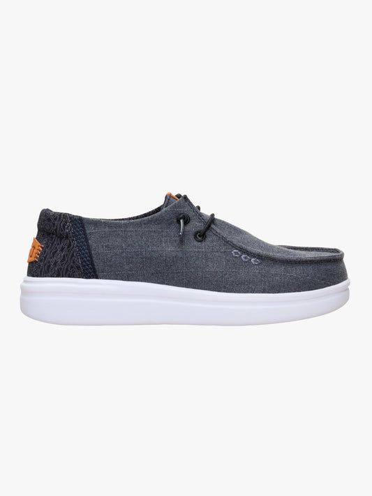 Wendy Rise Chambray Grid Black