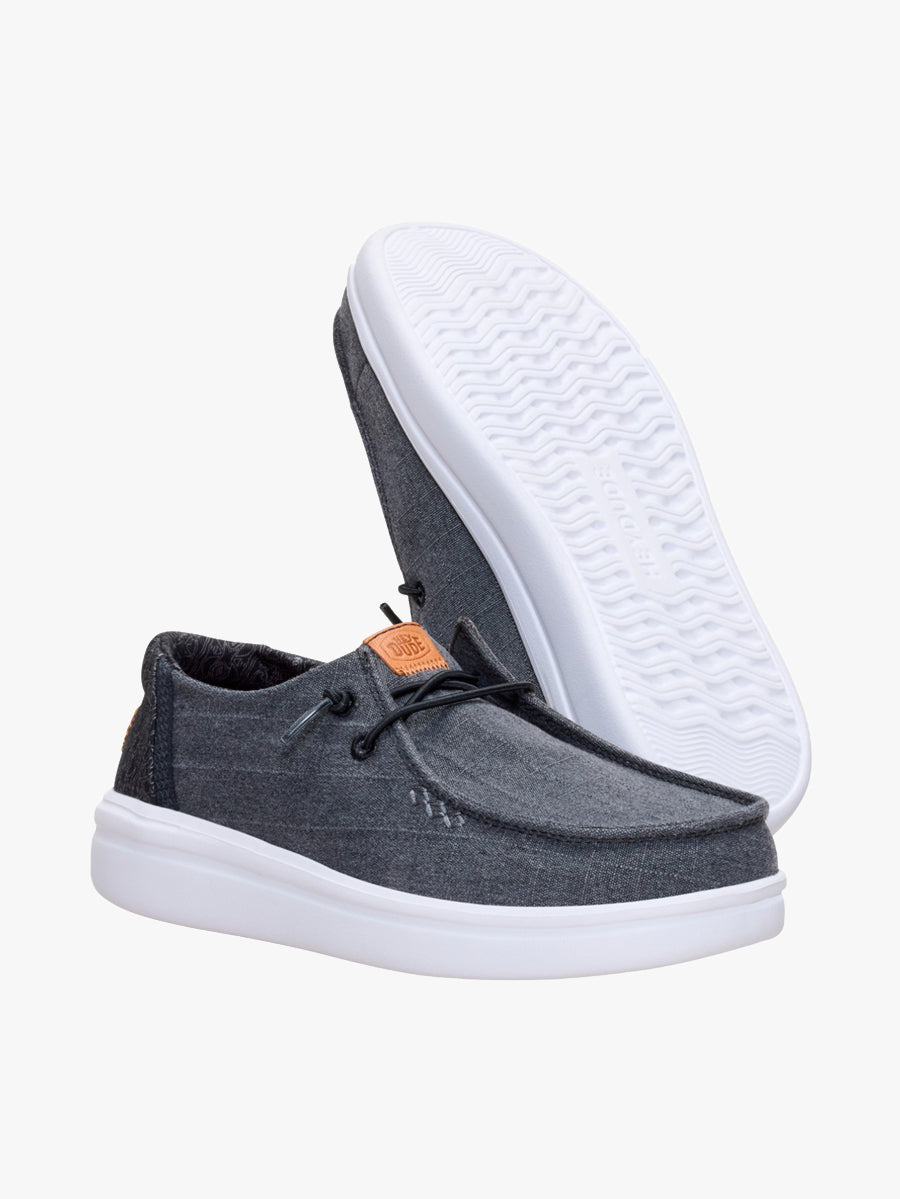 Wendy Rise Chambray Grid Black