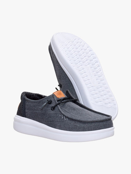 Wendy Rise Chambray Grid Black