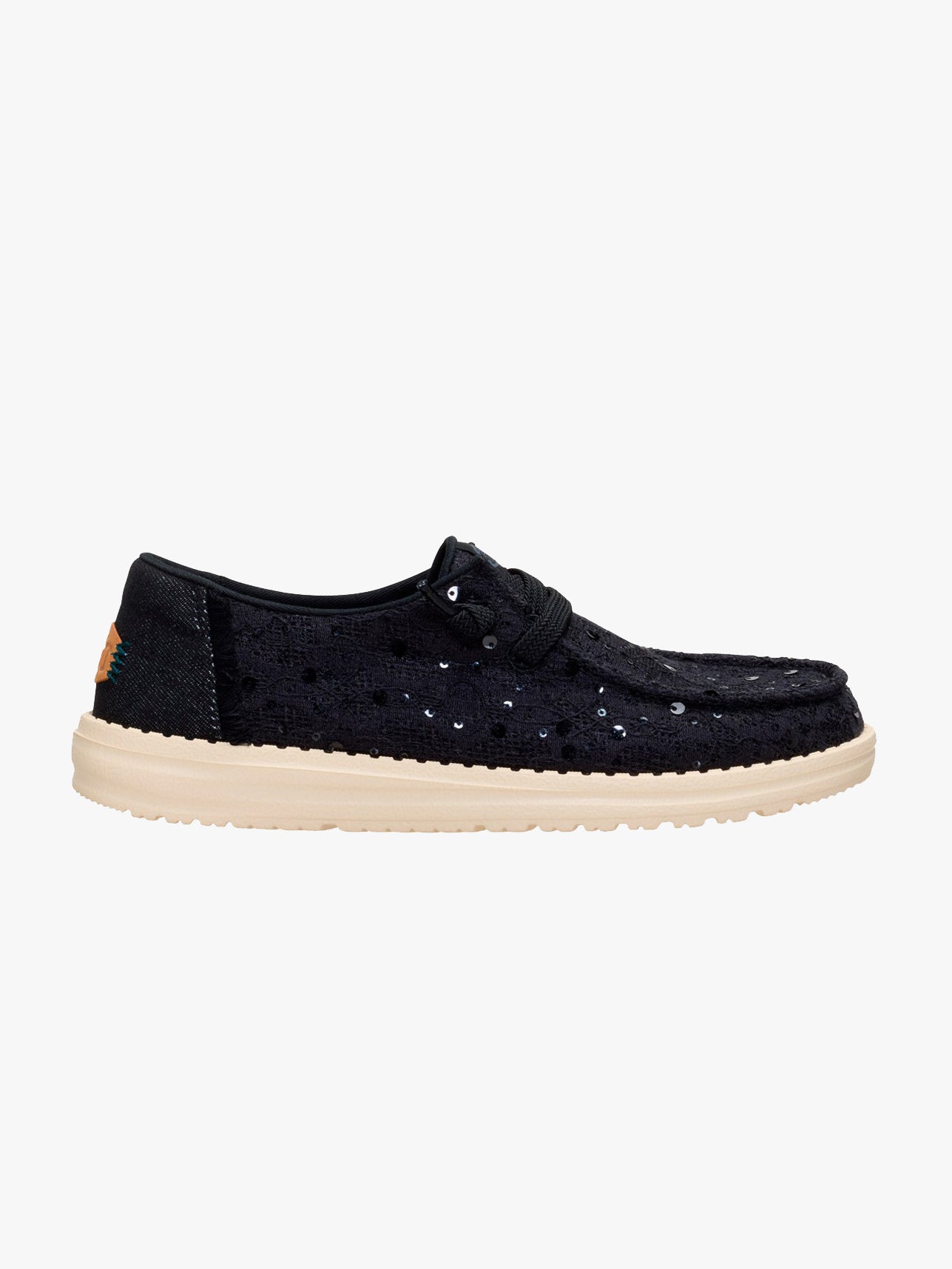 Wendy Sequin Lace - Black