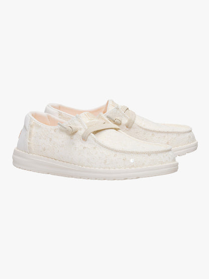 Wendy Sequin Lace - Ivory