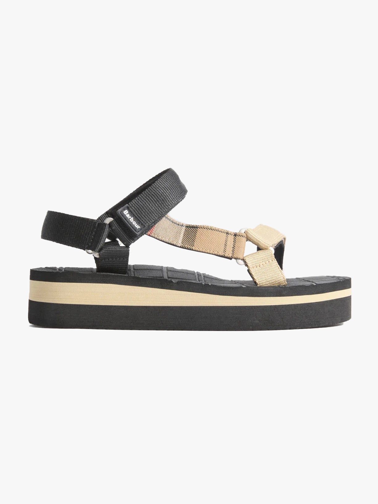 Mila sandal - Beige/Black