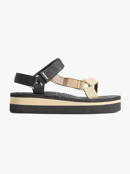 Mila sandal - Beige/Black