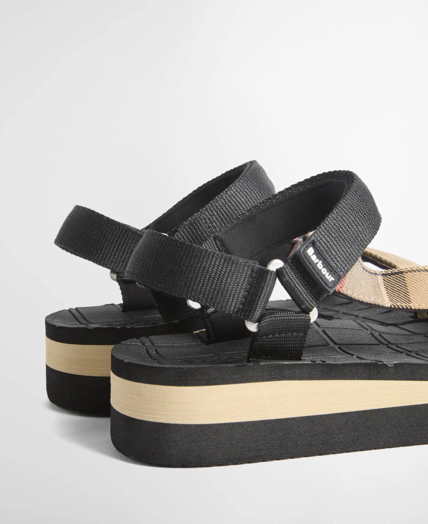 Mila sandal - Beige/Black