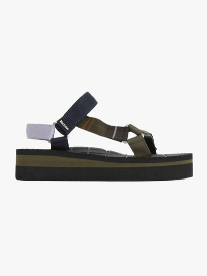 Mila sandal - Olive/Navy