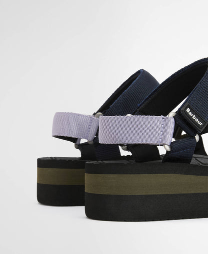 Mila sandal - Olive/Navy