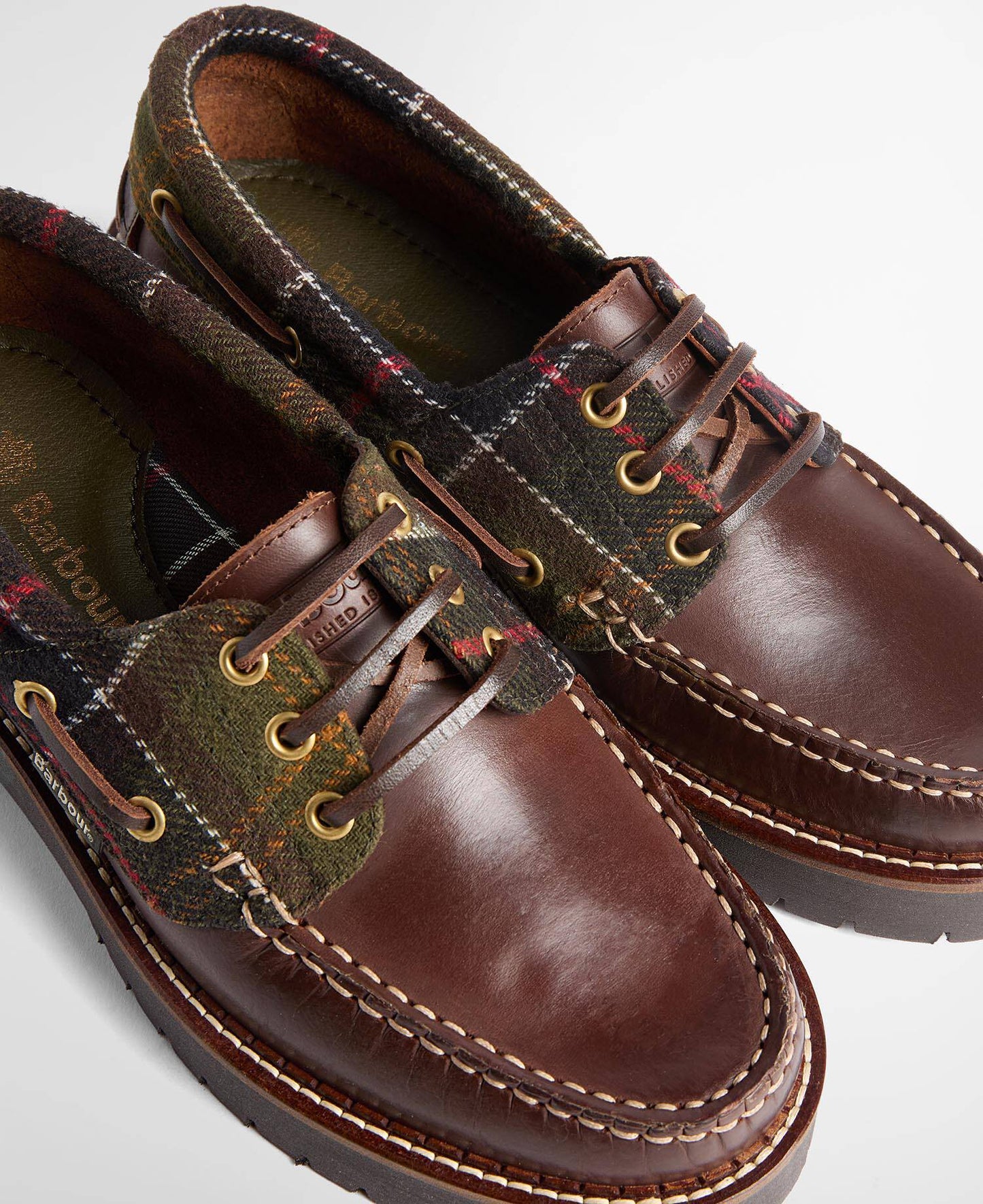 Darras Boat Shoe - Brown/Tart.