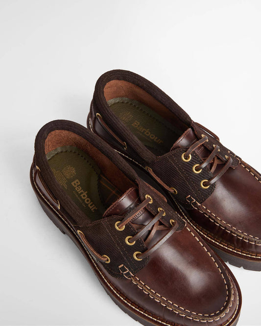 Darras Boat Shoe - Dk. Brown