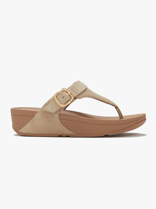 LULU BUCKLE SUEDE Cappuccino