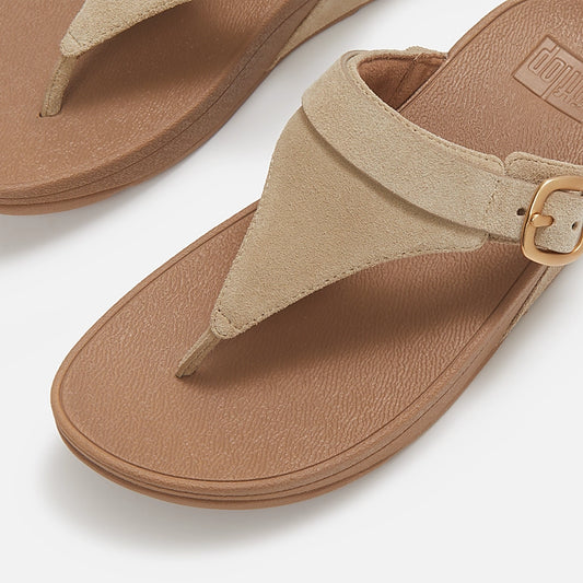 LULU BUCKLE SUEDE Cappuccino