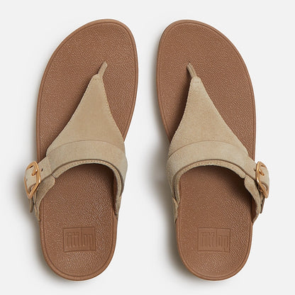LULU BUCKLE SUEDE Cappuccino