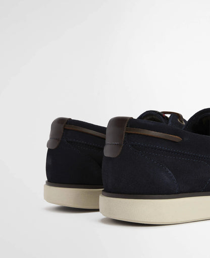Rothley boat shoe navy suede