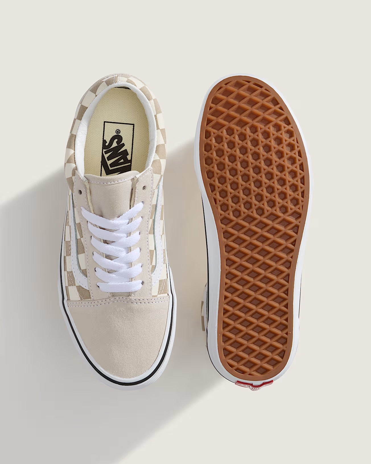 Old Skool checkerboard Oatmeal