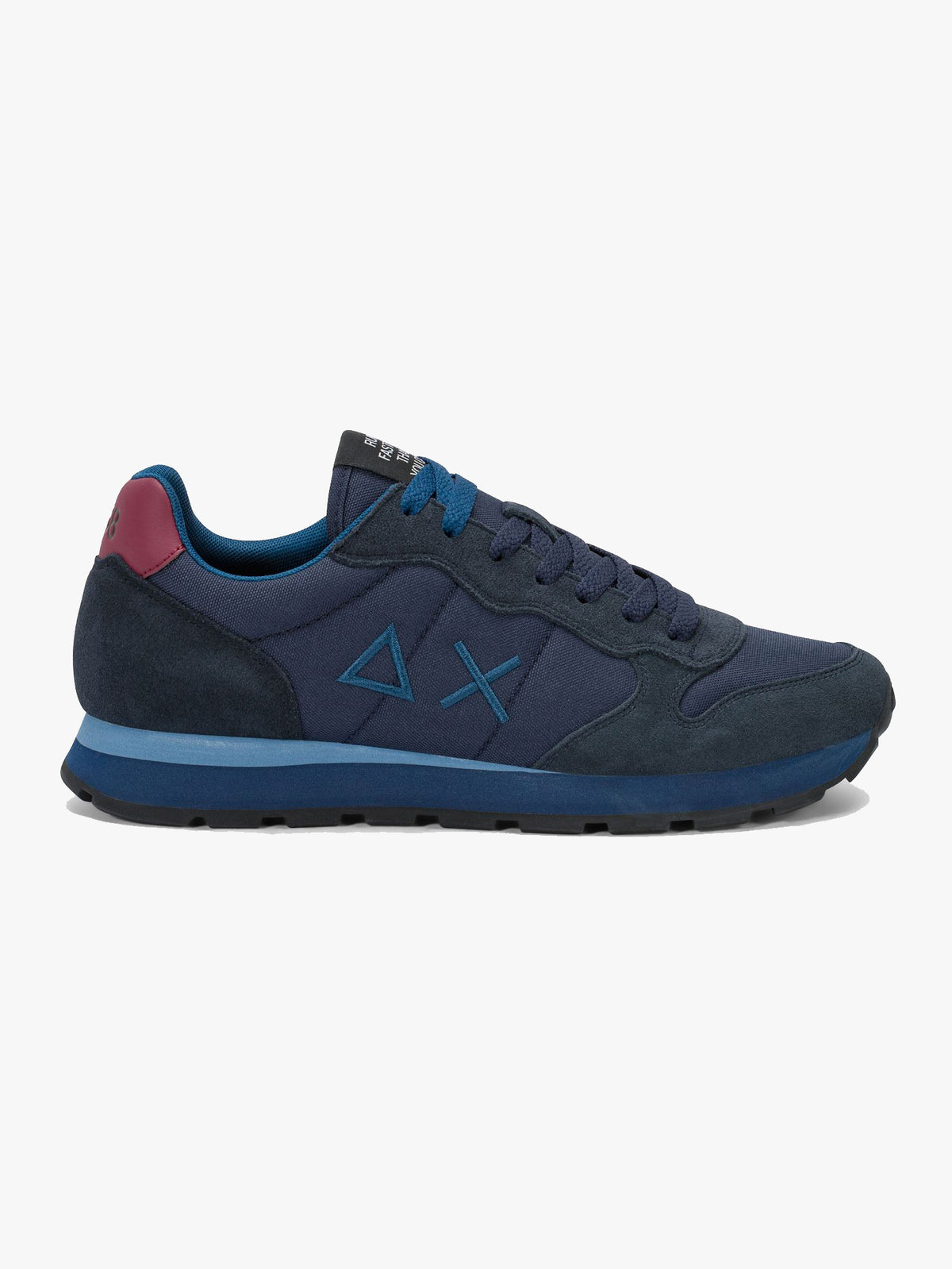 Tom Solid - Navy Blue/Bordeaux