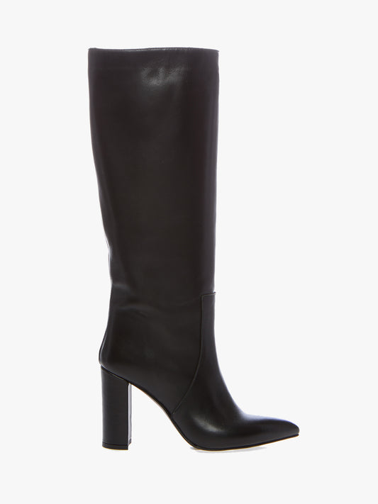 Stivale tacco vit. nero