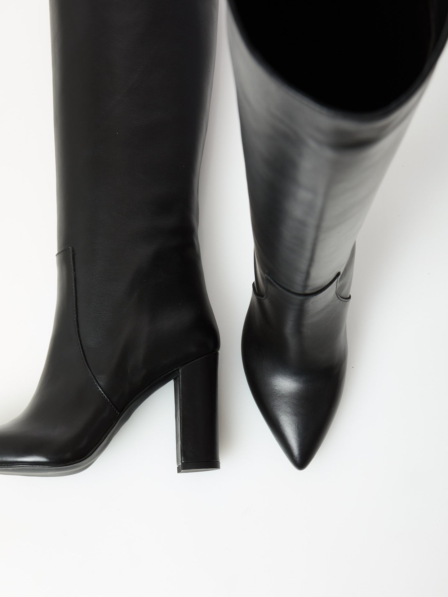 Stivale tacco vit. nero